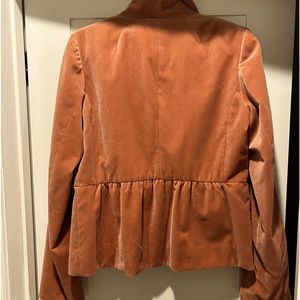 J Crew beautiful velvet jacket.